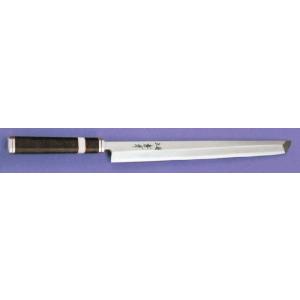 300mm 青龍(青二鋼ダマスカス) 剣型柳刃 堺孝行 印 : ジョイ 300mm 青龍(青二鋼ダマスカス) 剣型柳刃 堺孝行 印 : ジョイ