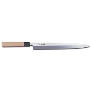 300mm 本焼き青二鋼 正夫(柳刃包丁,刺身包丁) 堺孝行 印 : ジョイ