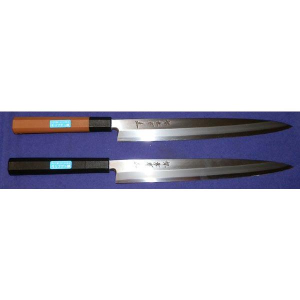 210mm PC柄モリブデン鋼 正夫(柳刃包丁,刺身包丁) 堺孝行 印