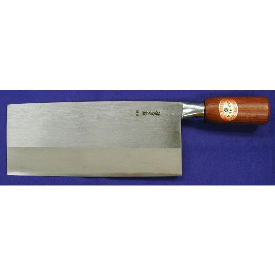 210mm 日本鋼(カチ込み) 中華包丁 堺孝行 印 (要 納期確認)