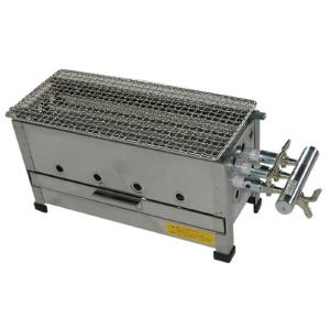 炭火用　焼鳥器　やきとり機　みたらし団子　串焼き機 業務用焼き鳥・みたらし団子焼き器 YC-13 バーナー2本タイプ