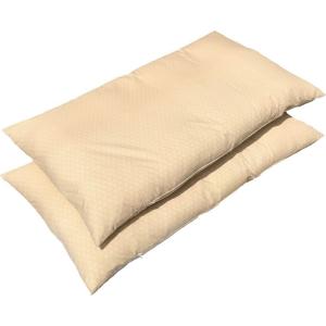 2枚セット 長座布団カバー 麻の葉 ベージュ ...の詳細画像1