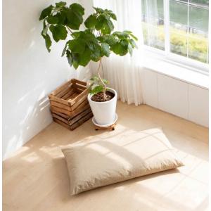 2枚セット 長座布団カバー 麻の葉 ベージュ ...の詳細画像5