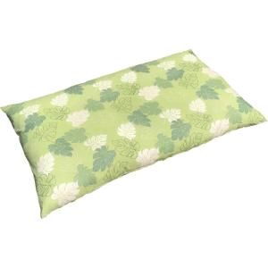 長座布団カバー モンステラ グリーン 約 68x120 68 120