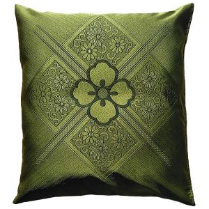 座布団カバー 八端判 １枚セット １枚組 約 ５９ｘ６３ cm 59 63 59x63 ハイウェー フクレ グリーン 【 八端判 】【 メール便対応限定 】