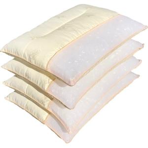 パイプまくら、ピローケース付き、３個セット、三層ウェーブ、小粒ソフトパイプ使用① 1個 マチ付やわらかめソフトパイプ枕 中材 約1kg 約35×50cm