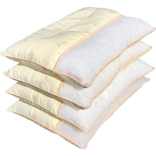 ４個セット ３層型かためのハードパイプ枕 中材 約１ｋｇ 約３５×５０ｃｍ ＢＥ 【日本製】 【国内...