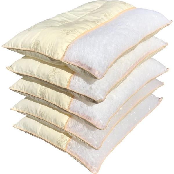 ５個セット ３層型かためのハードパイプ枕 中材 約１ｋｇ 約３５×５０ｃｍ ＢＥ 【日本製】 【国内...