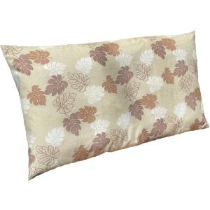 １枚 長座布団カバー モンステラ 約６８×１８０ｃｍ