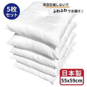 ヌード座布団 ５５×５９ｃｍ 5枚 セット 日本製 ヌード