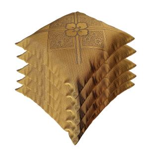 座布団カバー 55 59 ５枚組 ハイウェー ベージュ 約 ５５×５９ ｃｍ クロネコゆうパケット便限定 和風 クッションカバー 5枚セット 5枚 55x59
