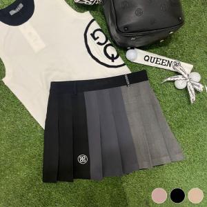 ゴルフウェア スカート レディース 韓国 プリーツ ラップ 春 秋