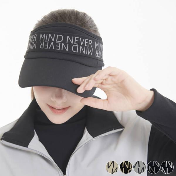 サンバイザー レディース 韓国 ゴルフ 帽子 おしゃれ かわいい 配色 英字 レタリング バイカラー...