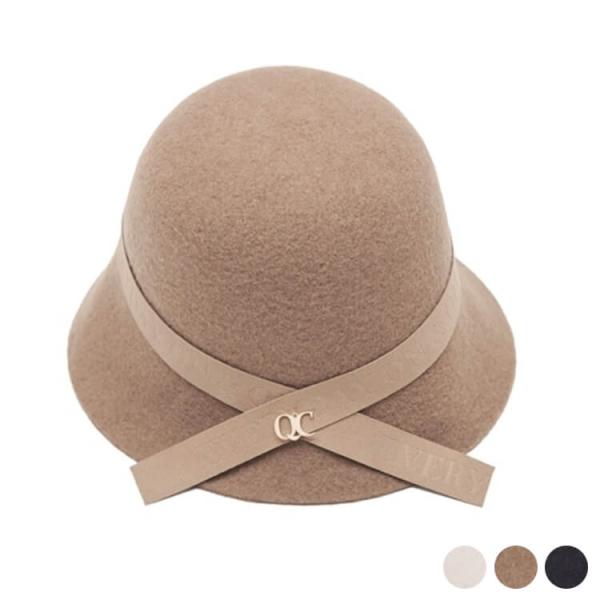 バケットハット レディース 韓国 ゴルフ 帽子 ハット ウール おしゃれ レトロ エレガント 配色 ...