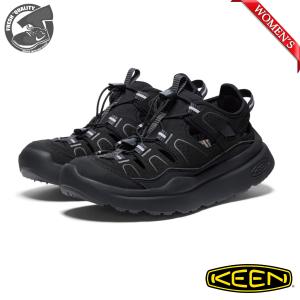 キーン ウィメンズ ダブルケー450 サンダル ブラック/ブラック レディース ウォーキング シューズ サンダル KEEN WK450 SANDAL BLACK/BLACK 1028921
