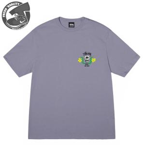 ステューシー スカル クレスト Tシャツ モーヴ STUSSY SKULL CREST TEE MA...