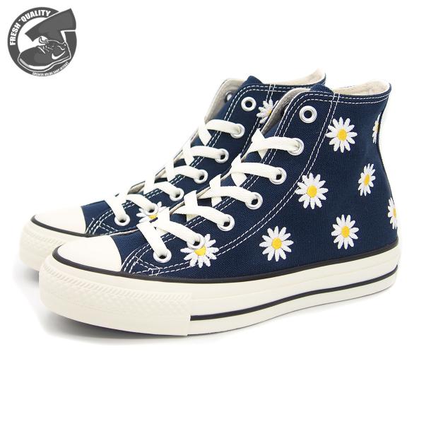 コンバース オールスター アール デイジーフラワー ハイ ダークブルー レディース メンズ CONV...