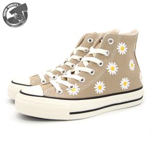 コンバース オールスター アール デイジーフラワー ハイ ベージュ レディース メンズ CONVERSE ALL STAR (R) DAISYFLOWER HI BEIGE 1sd825(31311231)｜joyfoot