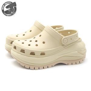 クロックス crocs サンダル クラシック メガ クラッシュ レディース 厚底 CLASSIC MEGA CRUSH SANDAL ベージュ 207989-2Y2 crocs（クロックス） サンダル クラシック メガ クラッシュ クロッグ