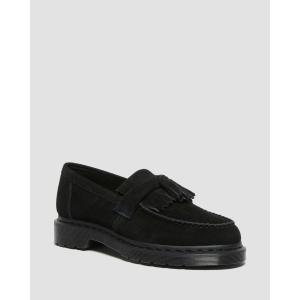 ドクターマーチン エイドリアン モノ タッセルローファー ブラック スエード メンズ レディース Dr.Martens ADRIAN  MONO TASSELE LOAFER 27454001｜joyfoot