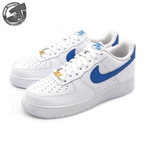 ナイキ エアフォース1 '07 ロー ホワイト/ゲームロイヤル メンズ スニーカー NIKE AIR FORCE 1 '07 LOW WHITE/GAME ROYAL-WHITE