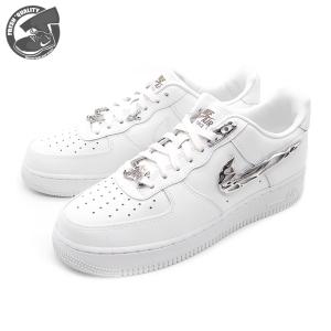 ナイキ エアフォース1 '07 PRM 2 ホワイト/メタリックシルバー メンズ レディース NIKE AIR FORCE 1 '07 PRM 2 WHITE/METALLIC SILVER｜joyfoot