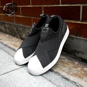 アディダス オリジナルス スーパースター スリッポン レディース スニーカー ADIDAS ORIGINALS SUPERSTAR SLIP ON  CORE BLACK