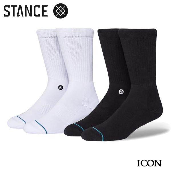 スタンス アイコン ソックス ブラック ホワイト メンズ 靴下 STANCE ICON M311D1...