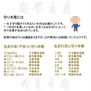 虚空蔵菩薩 十二支守り本尊 お守り 丑年生 寅...の詳細画像4