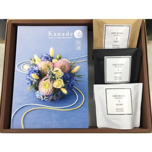 得々割引 10800円コース 白波　しらなみ カタログギフトと梅干しセット 南高梅　梅干し3点セット