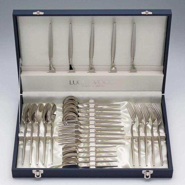 30本セット　6種各5本 5客用　30pc スプーンフォークセット　カトラリーセット ラッキーウッド...