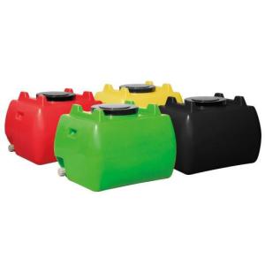 新品未使用 ビニール袋入り 農業 赤 ポリタンク 100L