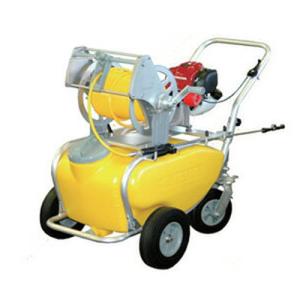 工進KV-ER50 エンジン噴霧機タンクホースフルセット　消毒　散水　稼働品 工進（KOSHIN） 4サイクルエンジン動噴 MS-ERH50T (50Lタンク＋50m