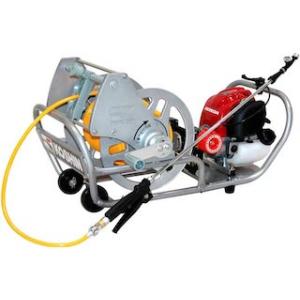 工進 動力噴霧器 エンジン 小型 動噴 ホース付き Φ6mm×100m MS-ERH100