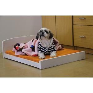 洗えるマットレス付き　わんちゃん　ペット用　木製ベッド　PB-01　友澤木工