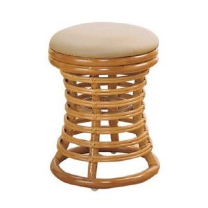 ラタンスツール ハイタイプ 椅子 籐家具 高さ60cm : リビングート