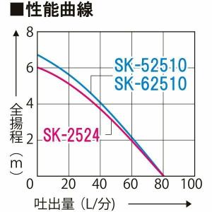 工進 水中ポンプ 【海水対応】 SK-2524...の詳細画像1