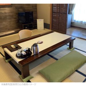 座卓用小座布団 シャンブレークロス 4枚組 ミ...の詳細画像4