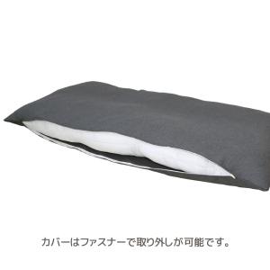 長座布団 シャンブレークロス 日本製 カバー脱...の詳細画像4