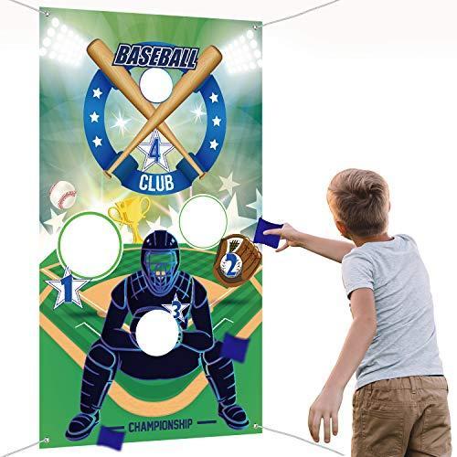 Baseball Toss Games with 3 Bean Bags, Indoor and O...