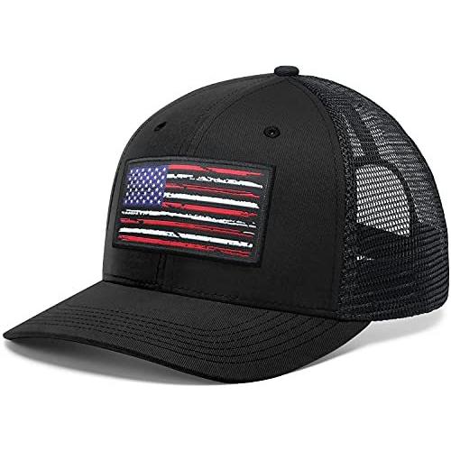 Boticci American Flag Trucker Hat for Men Women, A...