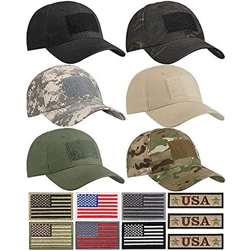 Geyoga 6 Pieces Military Hat Tactical Cap for Men ...
