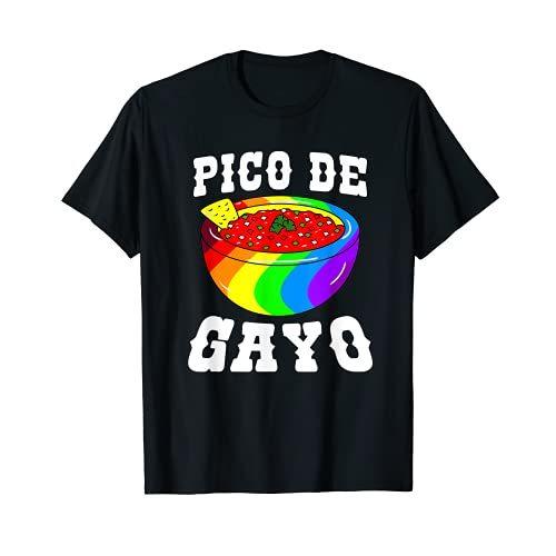 Pico De Gayo Rainbow LGBT T-Shirt - Gay Pride Flag...