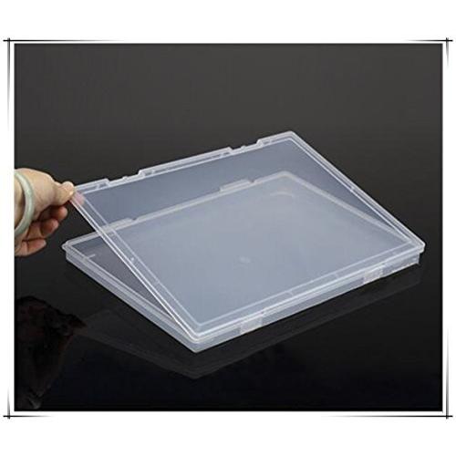 (1PCS) - Portable A4 file Box Transparent plastic ...