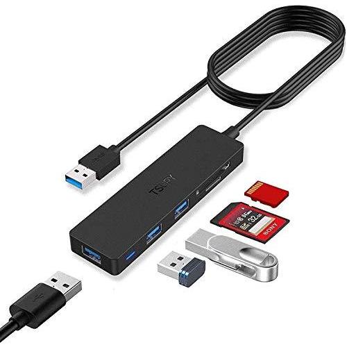 USB ハブ 4ポート USB3.0 20cm ケーブル データハブスプリッター ハブ USB拡張