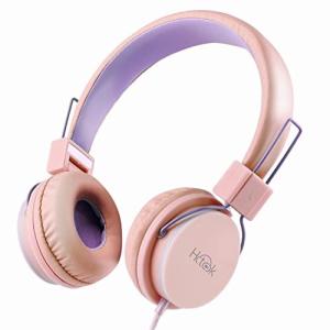 HOTCOK H37 Kids Headphones for Girls Boys Foldable Adjustable On Ear Headph