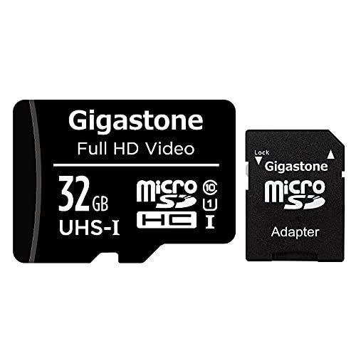 Gigastone マイクロSDカード 32GB Micro SD card SDアダプタ付き U1...