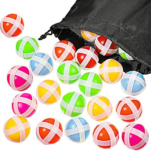 Skylety 30 Pieces Sticky Balls for Fabric Dart Boa...