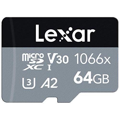 Lexar Professional 1066x 64GB microSDXC UHS-I Card...