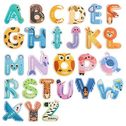 USATDD Jumbo Magnetic Letters Colorful ABC Alphabe...